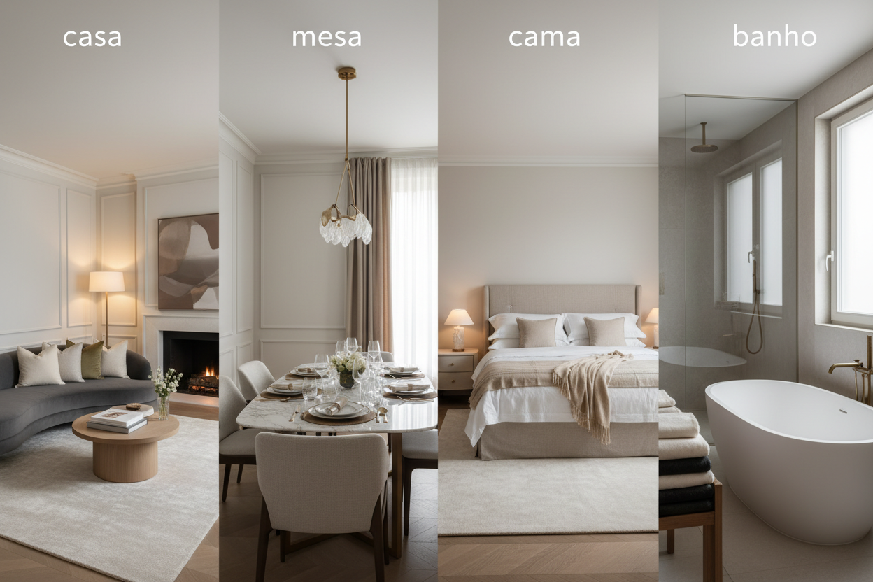 Casa, Cama, mesa e Banho