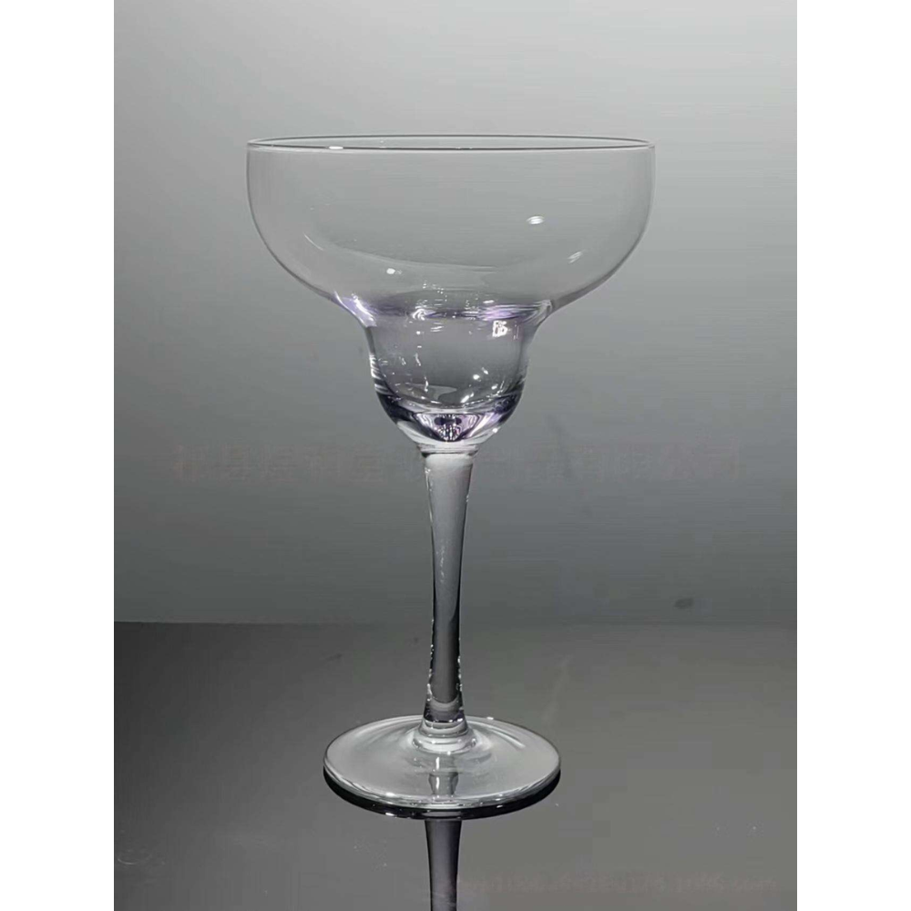 Taça Margarita de Vidro Pintada à Mão Decorativa